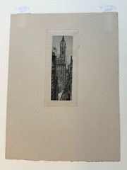 Orig. ALVIN LANGDON COBURN Photogravure “The Singer Building» New York c. 1909