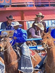 RARE Artist Photographer Catie Moore Signed Photo Filter Framed Art Rodeo 2013