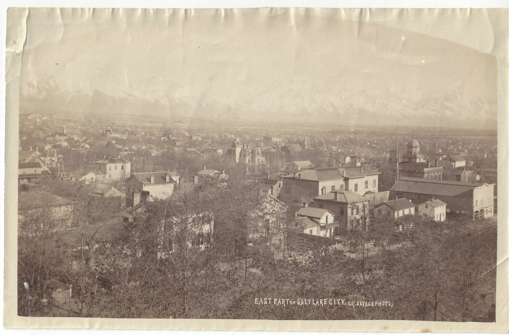 Charles Roscoe Savage / East Part of Salt Lake City 1885