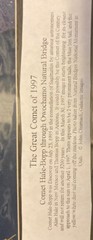 JOHN CHUMACK The Great Comment Of 1997 Hale-Bopp Owochamo Natural Bridge Signed
