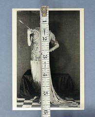 Peggy Guggenheim In Poiret Gown Art Print Card Photo By Man Ray Fotofolio 4”x6”