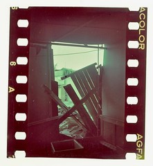 3x Genuine Agfacolor Slide – Barracks near Danzig Gdańsk Poland – 1939