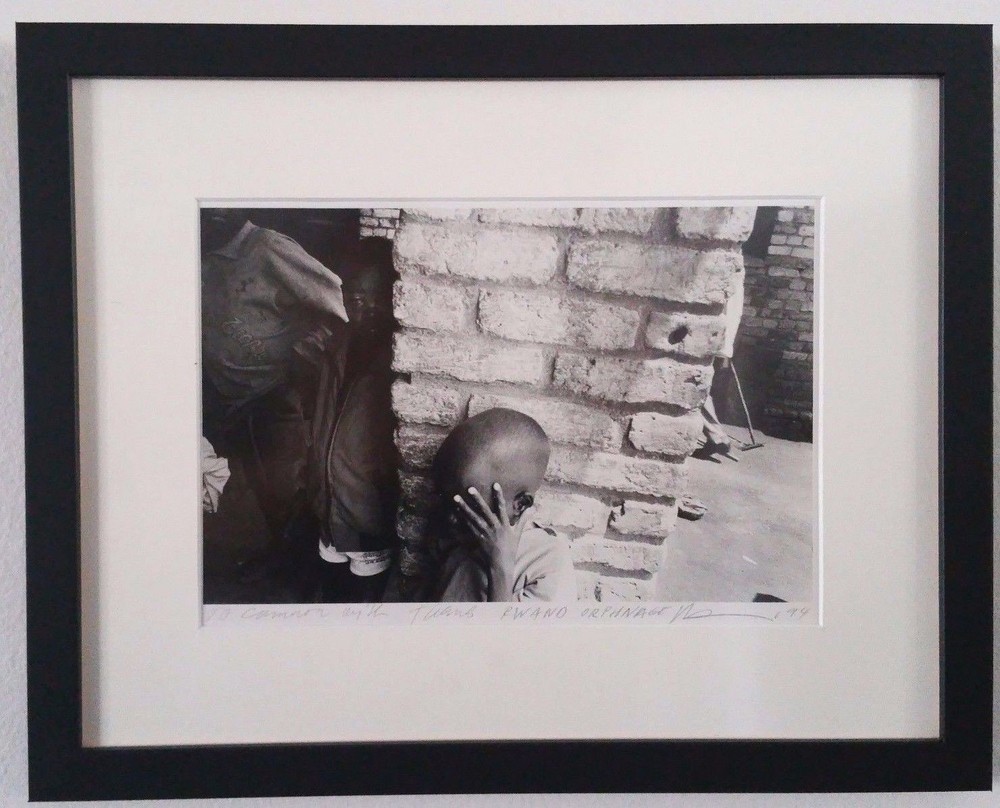 1994 SIGNED TITLED DATED Antonin Kratochvil Rwanda Orphanage Africa FRAMED