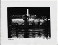 Tom Palazzolo Signed Photo «Hot Dog Stand Clark & Illinois Street» 1963 Chicago
