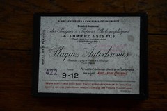 4 autochromes 9X 12 cm, Cannes / Nice circa 1910. Original Light Box