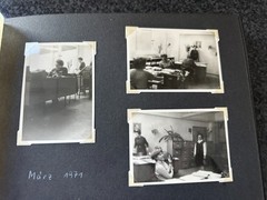 Old photo album civilian with defects, life in the GDR/51