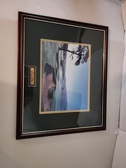 PEBBLE BEACH The Eighteenth Hole. Professionally Framed Picture. 17 & 1/2 X 22