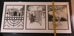 GARY SEIDEL TRIO OF JEWISH SYMBOLS 21/195 LIMITED EDITION SIGNED FRAMED