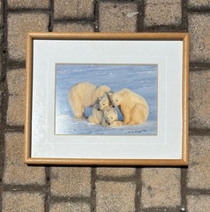 Thomas Mangelsen, Winter Solace, Polar Bears, Signed, Limited Edition