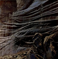 1962 Eliot Porter Glen Canyon Wall Detail Talus Twisted Ledges Art Photo Gravure