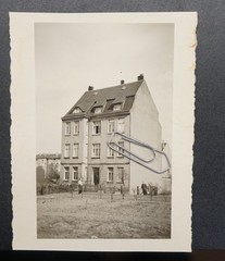 Photo view apartment multi-family house Regensburg building garden new construction picture old