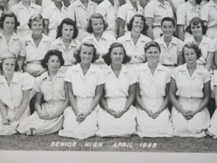 Rare Vtg 40s Marlborough School Senior High School Students 1949 Los Angeles CA