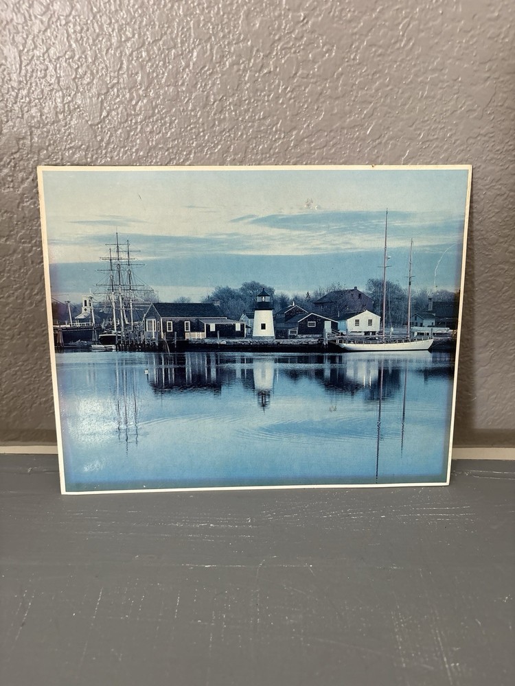 1980 Mystic Seaport Harbor Photo Print Impact John Wagner Collection Ed Cooper