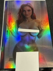 Ariel Shower Cosplay Bangers Comics Virgin FOIL Cover Ltd 10 WHAT CAN I SAY WOW