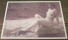 Nude- Large (4 x 6 inches) Reproduction RP- German WWII Era Art Photo 3- 30s-40s