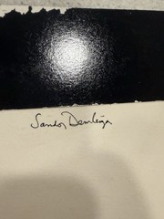 1989 Sandor Sandy Demlinger Sanderamics Abstract Art Photo Red Mountain 16×20”