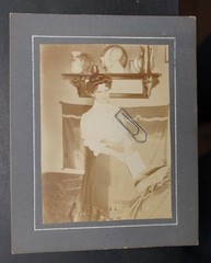 Photo portrait housewife model artwork bust pewter furniture Crossen Berlin Friedland
