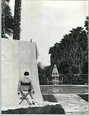 1985 1988 Herb Ritts John Travolta Director’s Chair Portrait Art Photo 16X20