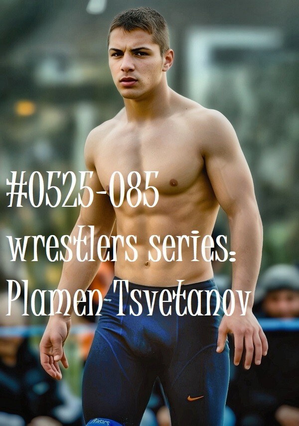 MALE PORTRAIT #0525-085- wrestlers series -plamen – free shipping in usa