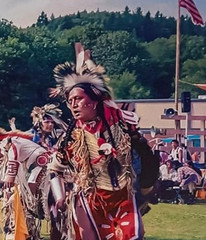 Brenda Mitten “Warrior waltz” Framed Photo 24×24 Native American Art Pow Wow