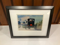 Bill Coleman Amish Photograph Signed & Matted