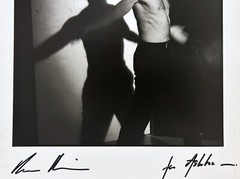 ANN RAY Anne Deniau ORIGINAL SIGNED PHOTOGRAPH OF Shirtless Lambert Wilson 2006