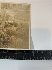1917 Real 8.5 x 6.5” Photo WW1 “Learning The Machine Gun At The Ground School”
