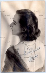 Seehausen Altmark 1930 – Pretty Woman in Back Portrait – RPPC – Photo Postcard 9x14cm
