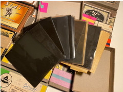 Glass plates negatives collection approx. 70-100 pieces Agfa Isolar Chromo 1925-1944 original packaging
