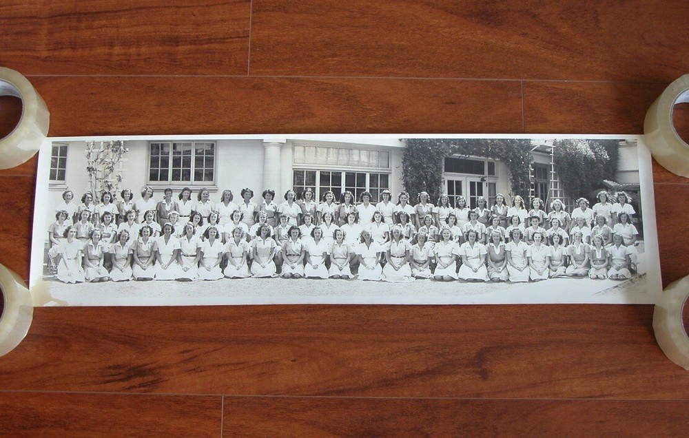 Rare Vtg 40s Marlborough School Junior High School Students 1944 Los Angeles CA