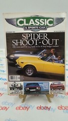 Classic And Sportscar Magazine SEPT 1998 SPIDER SHOOTOUT