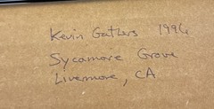 Vintage hand signed original photograph Sycamore Grove Livermore, CA 1996 14×11