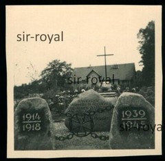 Selk 1951 – Memorial in Oberselk – Schleswig – 1950s – Photo 6x6cm