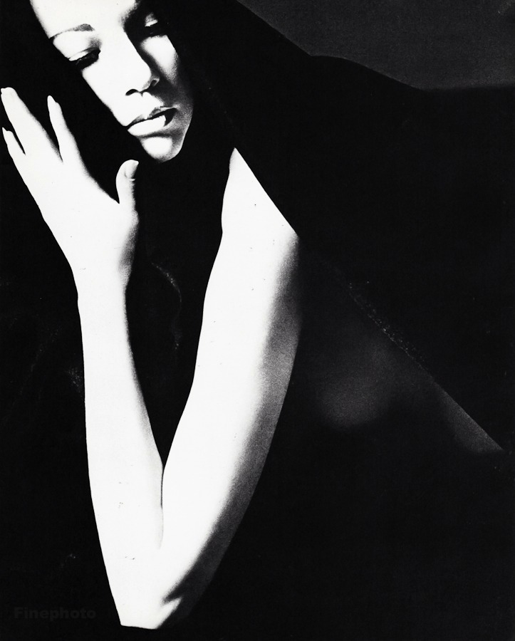 1966 Vintage JOHN RAWLINGS Female Semi Nude Fashion Minimalist Art Photo Gravure
