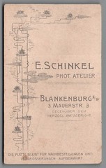 CdV photo lady Blankenburg Harz Schinkel family Schreyer brewery c1169