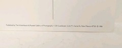 1986 Ansel Adams Photo Postcard taken by Beaumont Newhall Scheinbaum & Russek