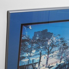 San Antonio Texas Riverwalk Winter Scene Professional Framed Photography 30.5×26