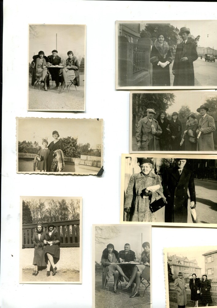 36 old photos women with fur 1930s, 1940s, various measurements