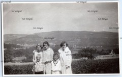 Bad Blankenburg 1929 – Family in Front of Landscape – 1920s – Photo 11x7cm