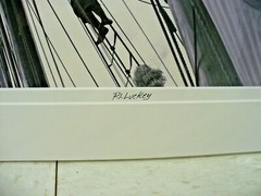 MATTED PHOTOGRAPHY Up In The Rigging by P J Luckey 24×18