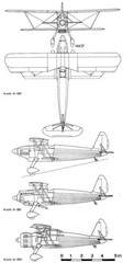 Collection of black and white drawings, aircraft plans:775 images in JPEG format