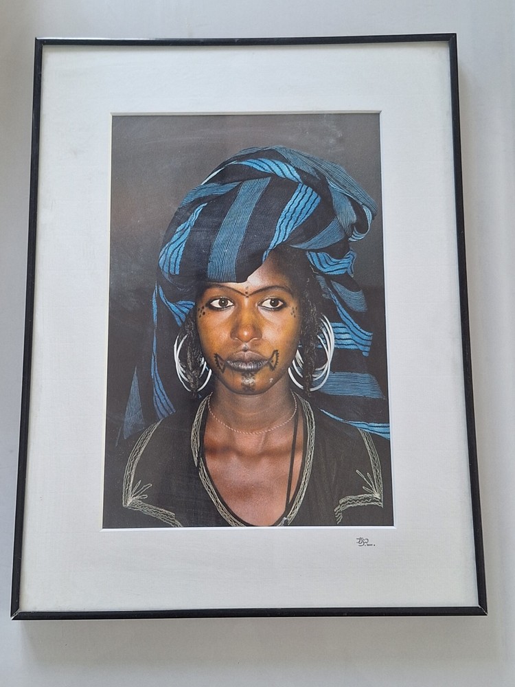 Art Photography, Framed Africa Woman Painting