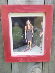 Sofia Vergara @ 2009 with hand made/painted/reliced wooden frame , 10% St. Judd
