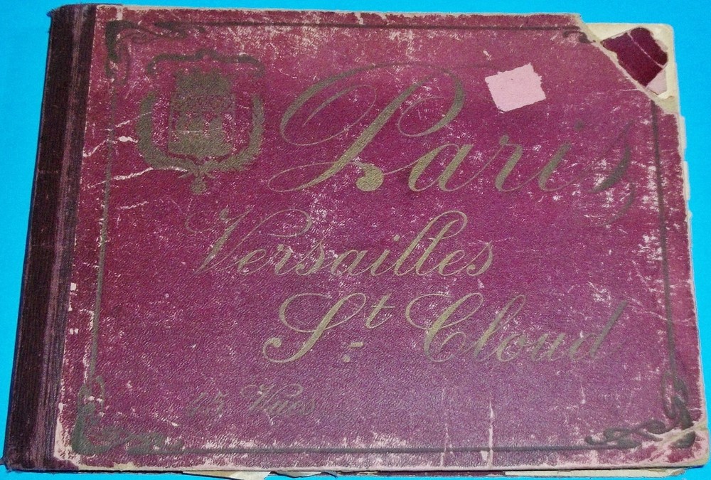 RARE 1900s PARIS BOOK OF 39 HELIOTYPE PHOTOGRAPHS VERSAILLES, ST CLOUD