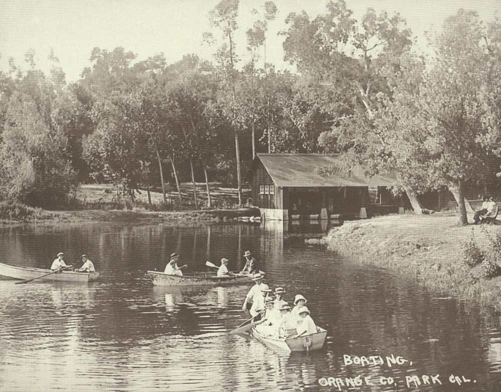 ORANGE COUNTY PARK Boathouse REDWOOD LAKE BOAT Photo Print 1578 11″ x 14″
