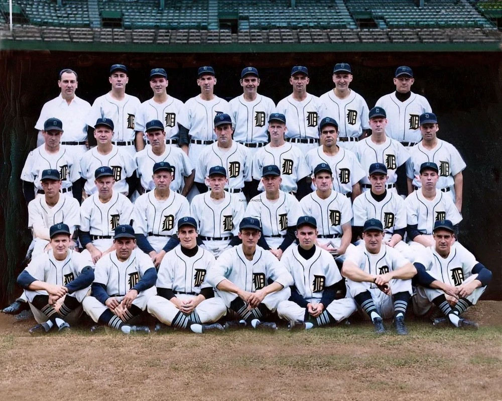 1950-tigers-color 8×10 Colorized Print-FREE SHIPPING