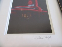 Michael Stipek Signed & Matted “Rio Burger” Photograph 11.5 x 9.5″ Frame