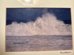 Ocean Wave Framed Photo Signed Philip Keohan