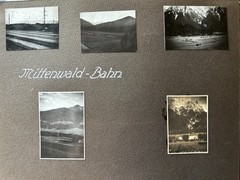 Old Photo Album Civilian with Flaws, Travel 1930s /90