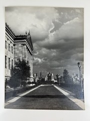 VTG Large Black & White Photograph Photography Print Historic Street Landscape